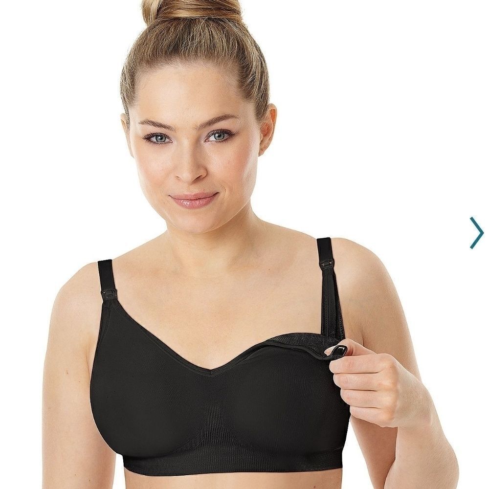 Womens Playtex Seamless Wire Free 4 Way Nursing br - Picture 7 of 9